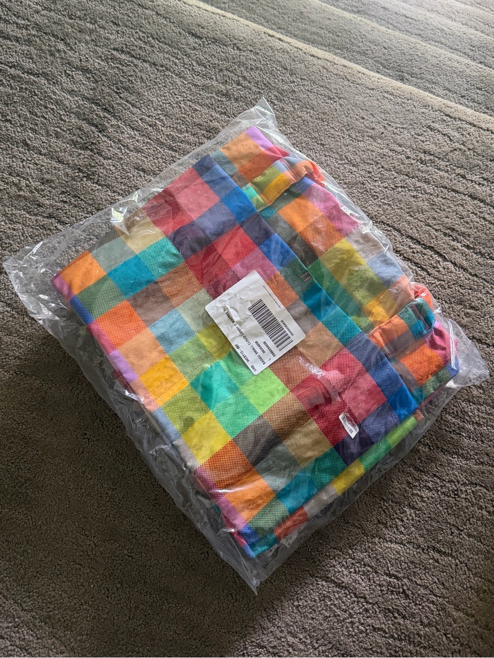 NWT Baggu Madras Small Cloud Carry On Bag